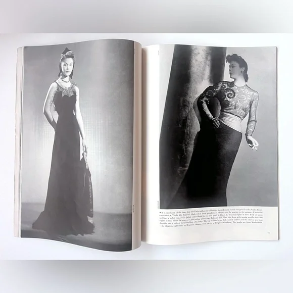 Harper’s Bazaar June 1940 Vintage Magazine – Surrealist Cover, Fashion & Ads - Picture 14 of 16